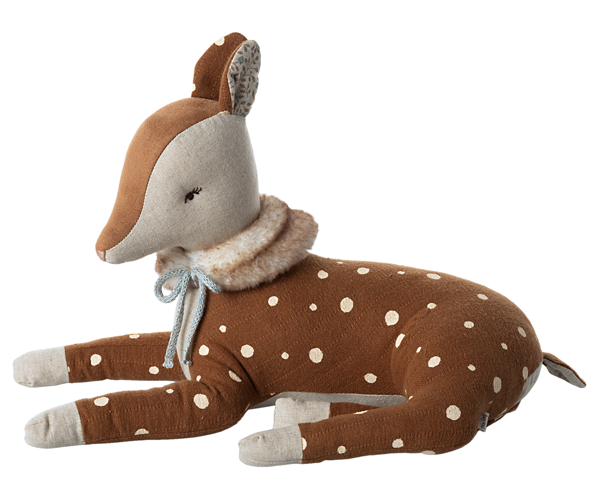 Maileg COSY BAMBI ☆ Reh liegend MINZE 36 cm Stofftier Kuscheltier Waldtier-Baby