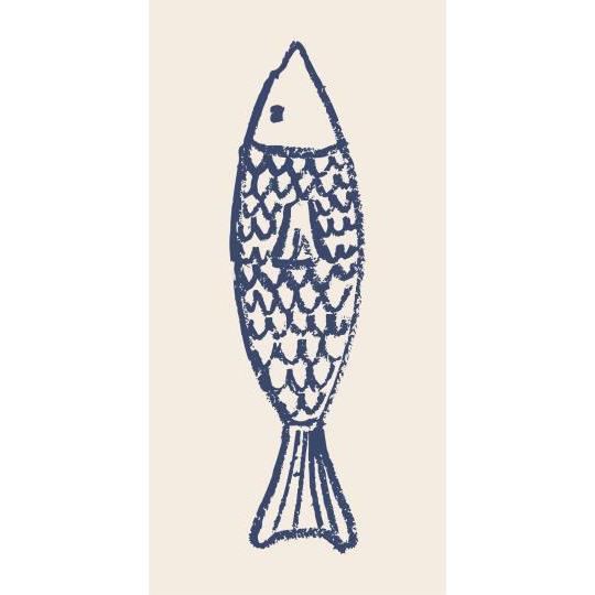 Diese wunderschönen Servietten mit Fisch-Motiv sind die perfekte Ergänzung für eine maritime Tischdekoration. Sie eignen sich auch hervorragend für festliche Tafeln bei Kommunionen und Konfirmationen. Marke: ib Laursen. Erhältlich bei www.luiseundfritz.de