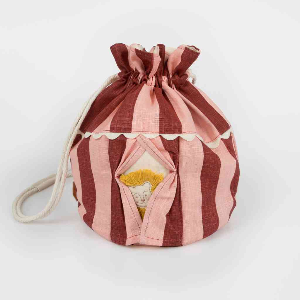 Tasche ZIRKUS ca. 24x20 cm Beutel Kindertasche von Meri Meri erhältlich bei www.luiseundfritz.de